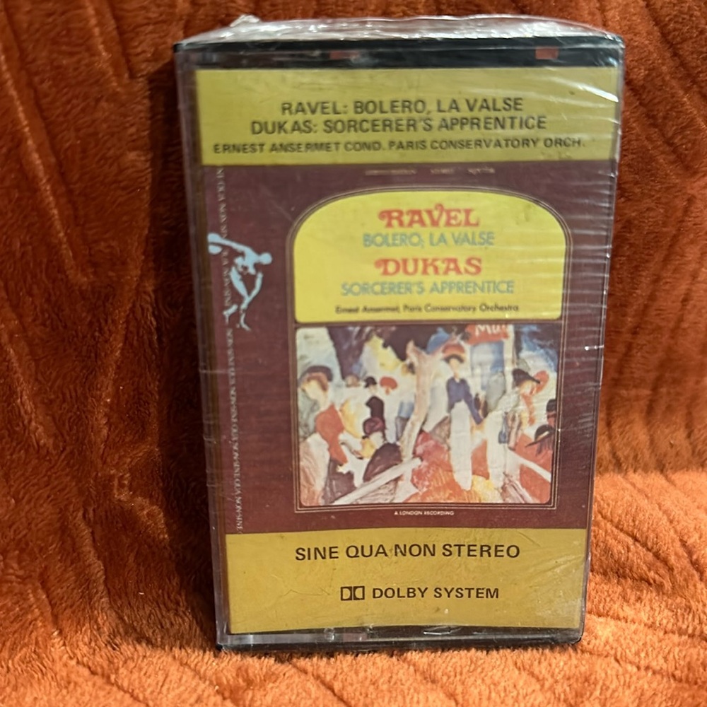 Ravel: Bolero, La Valse Dukas Sorcerer’s Apprentice ( cassette tape)